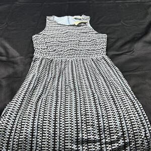 The Loft WOMENS blue patterned tank top style dress